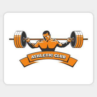 Athletic or Powerlifting Club Emblem Sticker